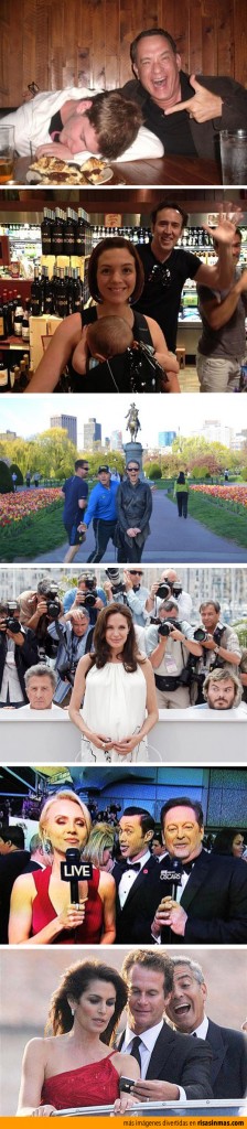 Fotobombas de famosos