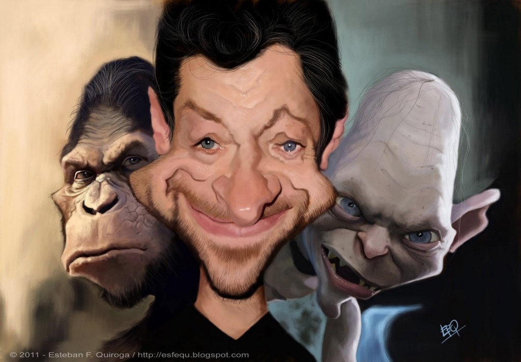 Caricatura de Andy Serkis