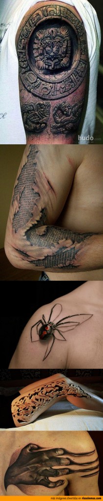 Tatuajes 3D realistas