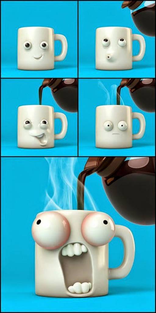 Un café caliente